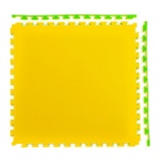 Будо-мат DFC 100 x 100 см, 20 мм, цвет жёлто-зелёный