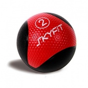 Медицинский мяч SKYFIT 2 кг. цвет черно/красный