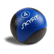 Медицинский мяч SKYFIT 4 кг. цвет черно/синий