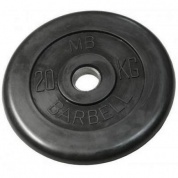 Диск обрезиненный MB Barbell 25 кг 31 мм