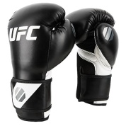 Перчатки тренировочные для спарринга UFC Pro Fitness 18 Oz (черные)