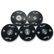 Бамперные диски для кроссфита, черные Aerofit AFBD 5 кг