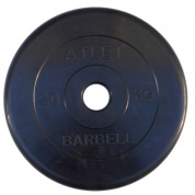 Диск обрезиненный MB Barbell Atlet 25 кг 51 мм