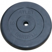 Диск обрезиненный MB Barbell Atlet 15 кг 31 мм