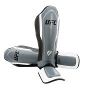 Защита голени с защитой подъема стопы UFC (серый) S/M