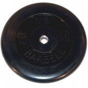 Диск обрезиненный MB Barbell 15 кг 26 мм