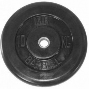 Олимпийский диск обрезиненный MB Barbell 10 кг 51 мм