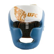 Шлем для бокса UFC Premium True Thai L (белый с синим)