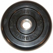 Диск обрезиненный MB Barbell 2.5 кг 26 мм