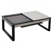 Комплект 2 в 1 Weekend Billiard Company Pride - бильярдный обеденный стол для пула 7 FT + 4 стула (беленый дуб, столешница, аксессуары + сукно)