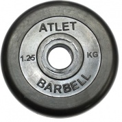 Диск обрезиненный MB Barbell Atlet 1.25 кг 31 мм