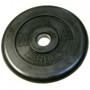 Диск обрезиненный MB Barbell 20 кг 26 мм