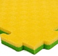 Будо-мат DFC 100 x 100 см, 20 мм, цвет жёлто-зелёный