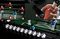Игровой стол - футбол Weekend Billiard Company Roma VI (серо-черный)