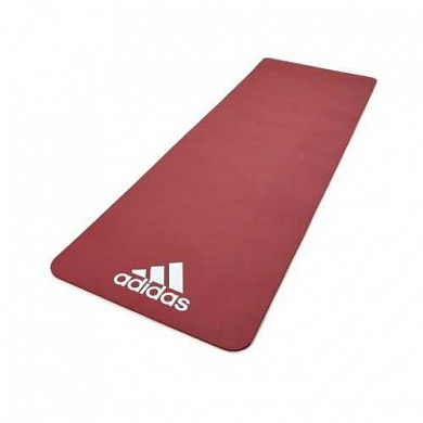 Тренировочный коврик (фитнес-мат) Adidas 7 мм (красный)