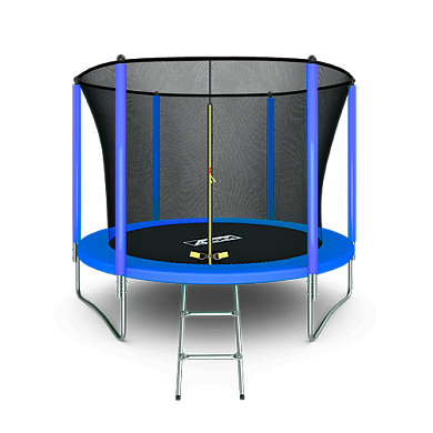Батут Arland 10FT с внутренней страховочной сеткой и лестницей (Blue)