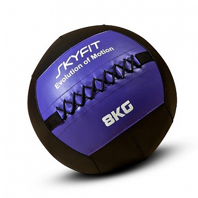 Тренировочный мяч мягкий WALL BALL SKYFIT Pro, 8 кг