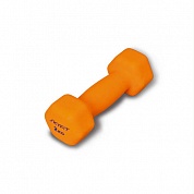 Гантель в неопреновой оболочке SKYFIT 2 кг, цвет – оранжевый
